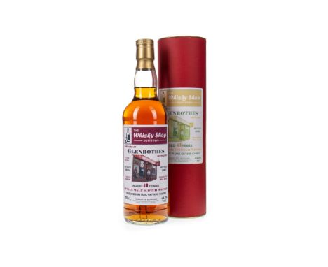 GLENROTHES 1970 THE WHISKY SHOP DUFFTOWN 41 YEARS OLD Single Malt Scotch Whisky Matured in octave cask no. 491630, bottled in