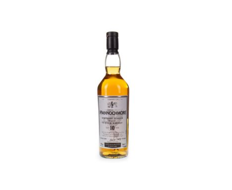 MANNOCHMORE MANAGERS DRAM AGED 10 YEARS Single Malt Scotch Whisky Bottled October 2018, bottled no. 597. 70cl, 58% volume.