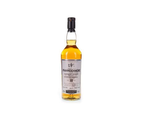 MANNOCHMORE MANAGERS DRAM AGED 10 YEARS Single Malt Scotch Whisky Bottled October 2018, bottled no. 598. 70cl, 58% volume.
