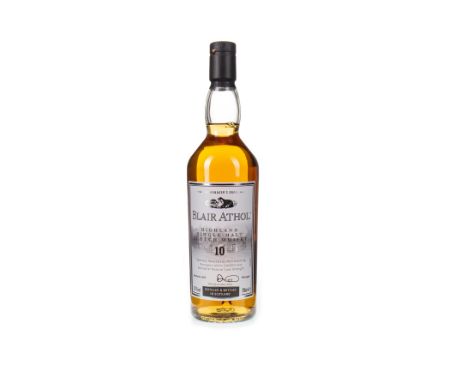 BLAIR ATHOL MANAGERS DRAM AGED 10 YEARS Single Malt Scotch Whisky Bottled October 2019, bottle no. 687. 700ml, 57.1% volume.