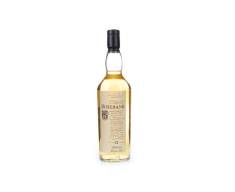 ROSEBANK AGED 12 YEARS FLORA &amp; FAUNA Single Malt Scotch Whisky 70cl, 43% volume.