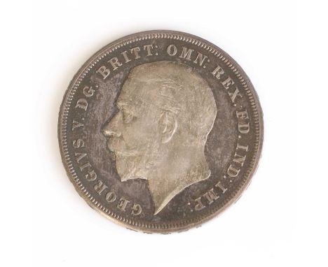 Coins, Great Britain, George V (1910-1936), Proof Crown, 1935, with raised edge XXV, AUNC with very light surface marks and i