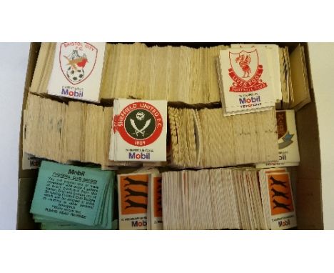 MOBIL, Football Club Badges, medium silks, op (55), duplication (some heavy), EX to MT, 100s