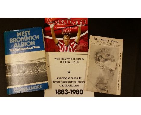 FOOTBALL, selection, West Bromwich Albion & Southampton (4), inc. 1980s match pennant pennant, Cup Final & centenary brochure