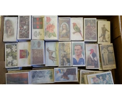 MIXED, complete (50), inc. Players (20), Derby and Grand National Winners, Modern Naval Craft, Aviary and Cage Birds ; Wills 