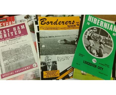 FOOTBALL, programmes, British v foreign teams, inc. Celtic, Liverpool, Arsenal, Manchester United, Chelsea, St Mirren, Stourb