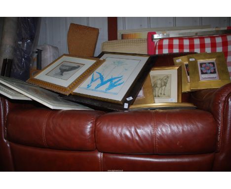 A quantity of prints.