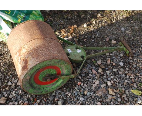 A Ironcrete Garden roller.