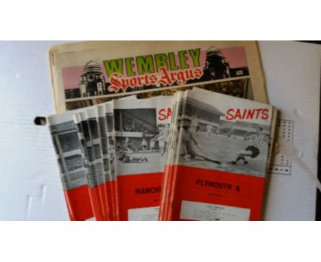 FOOTBALL, mainly programmes, 1960s-1970s, inc. Southampton 1966/7 (1st season in the top division), full set of home (24) & a