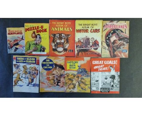 MIXED, selection of albums, inc. printed trade issues (28), Who's Who Motor Cars, Treks of Blood, Cave Men, Football, Great G