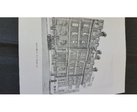 HOSPITALS, prints from the original 1950s engravings by Graham Clilverd, 10.5 x 13, fifty-four known, four with compliments s