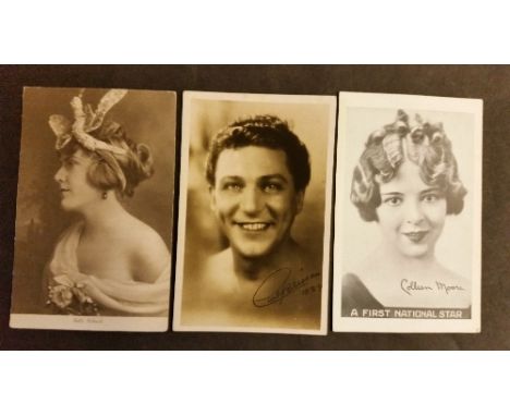 ENTERTAINMENT, postcards, mainly cinema, Actors & Actresses, inc, Cleo Madison, Ruth Roland, James Cruze, Neil Hamilton, Robe