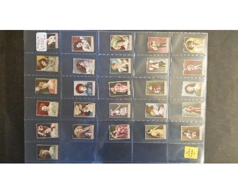 OGDENS, Miniature Playing Cards (beauties), numeral 40 to fronts, some scuffing to edges, G to VG, 26