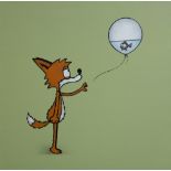 MAU MAU (BRITISH) FOX WITH BALLOON AND FISH, 2021