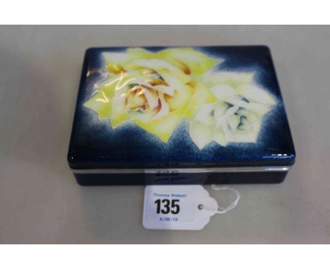 Enamel trinket box.