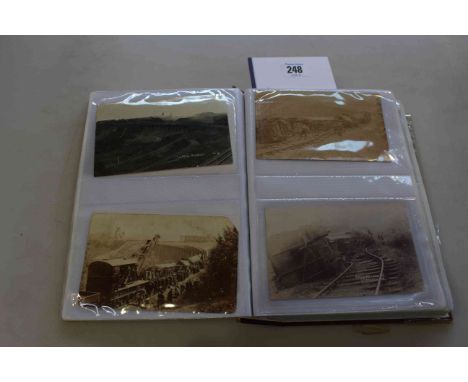 Album of Liverton, Loftus Skinningrove, Carlin How postcards, including Liverton Mines, New Mission Church, Loftus Viaduct, m