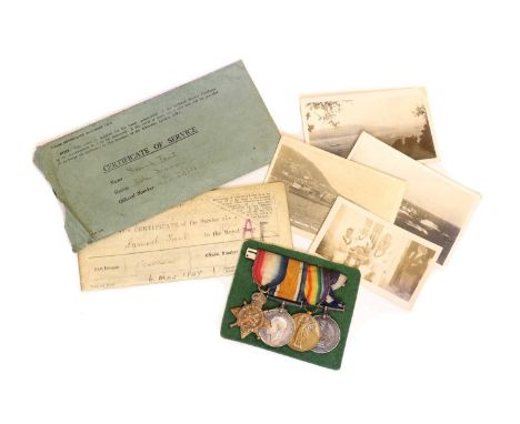 A WWI medal group, named to J. 24633 S. Tant, A. B. R. N, comprising the 1914-15 Star, British War Medal, Victory Medal and G