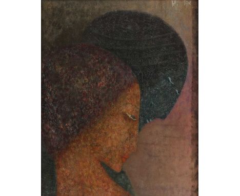 Bella Brisel (Israeli, 1929-1982)'Penumbra'signed 'Bella Brisel', oil on canvas55.5 x 46cmCondition report: Appears to be in 