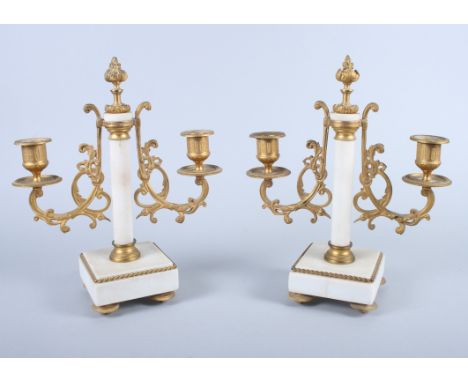A set of three Italian three-branch pendant light fittings, decorated flowers 