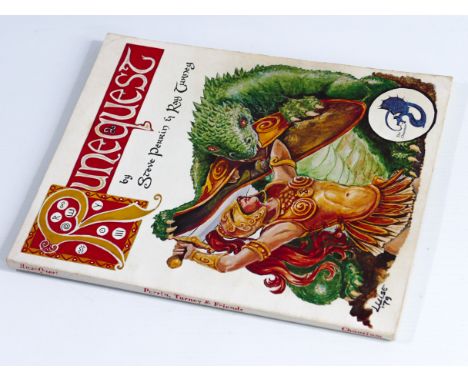 This the vintage fantasy&nbsp;role playing rulebook&nbsp;RUNEQUEST&nbsp;published in the&nbsp;UNITED STATES&nbsp;by&nbsp;CHAO