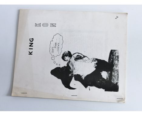 This is KING KON first edition. A fanzine published in the UK in 1973.