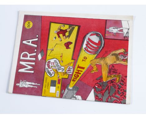 This is the comic book&nbsp;MR.A. #1 published by&nbsp;COMIC ART PUBLISHERS in 1973. Created by STEVE DITKO. Fine condition. 
