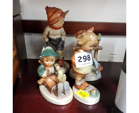 4 HUMMEL FIGURES 