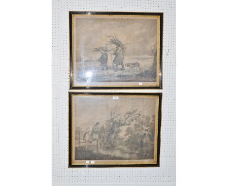 After George Morland, lithographic print published by R. Lambe, 1812, engraved by Thomas Williamson, ' Summer Amusement'  ; a