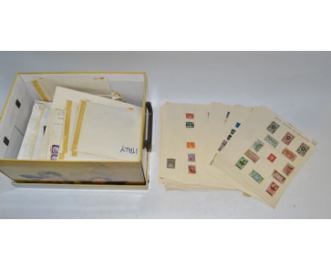 Stamps - Great Britain - Victorian One Penny Red; others;    Edward VII One Penny;  two Penny;  Olympic Games 1948'  Army Off