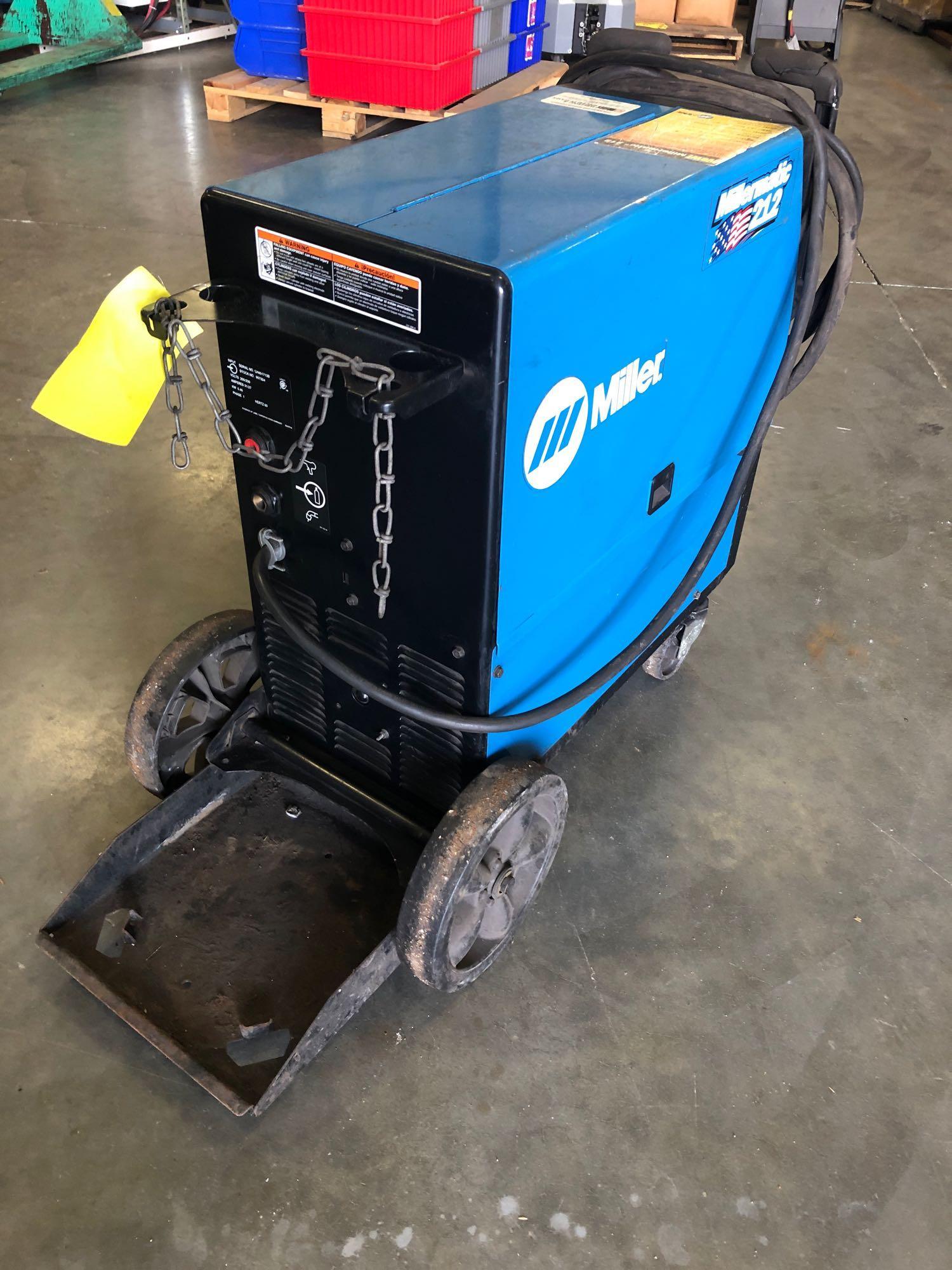 MILLERMATIC 212 WELDER, RUNS & OPERATES