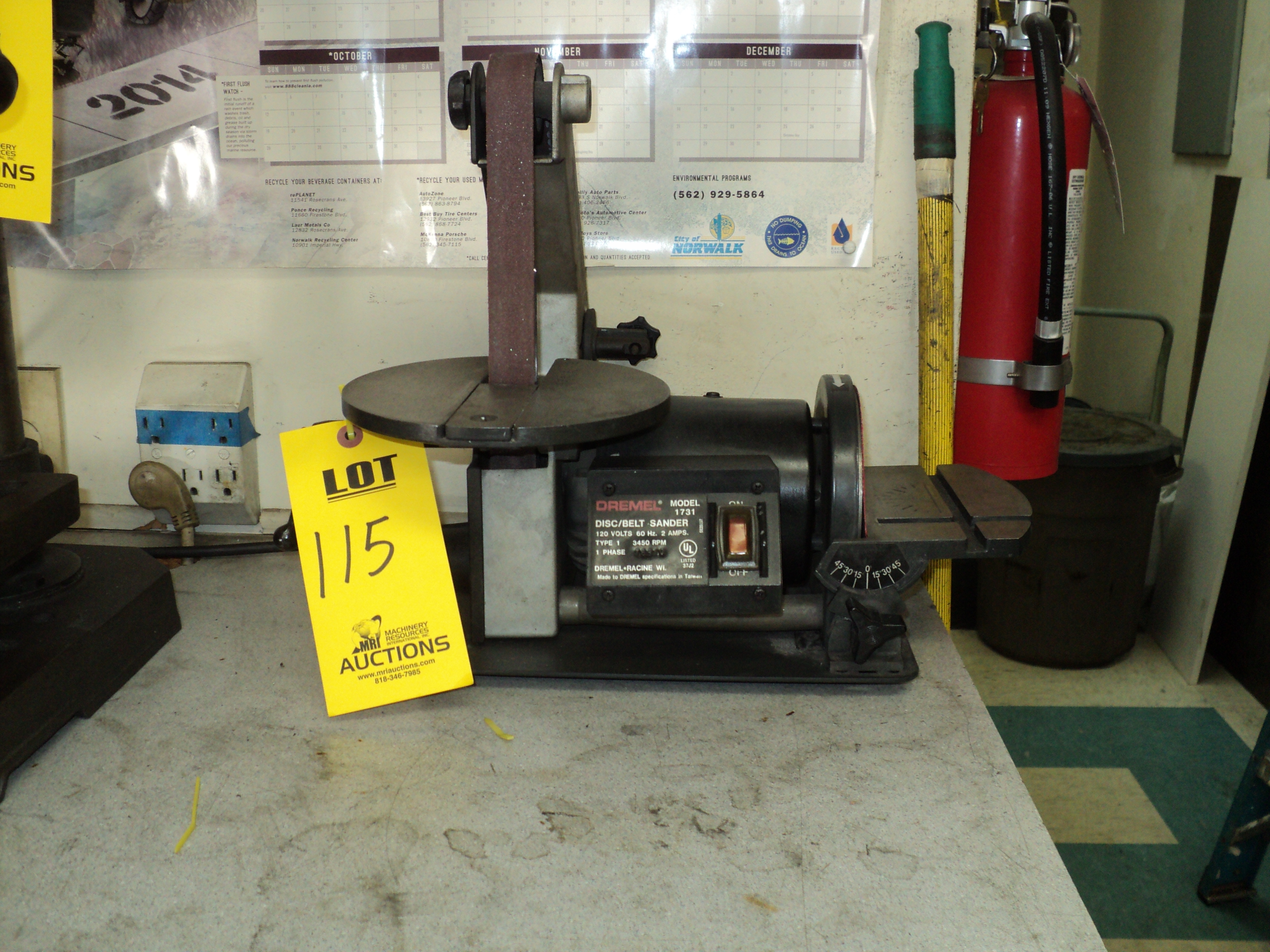 DREMEL DISC BELT SANDER MODEL 1731