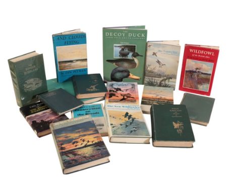 BOB RIDGES: "THE DECOY DUCK FROM FOLK ART TO FINE ART" Peter Scott "The Wild Chorus"; Charles John Cornish "Night with an Old