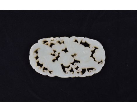 A Chinese carved jade ornament. 9.5 cm.