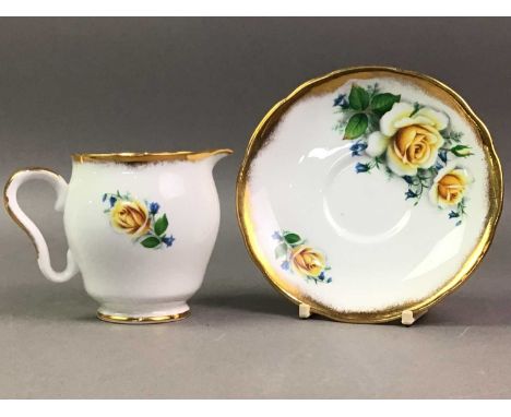 GLADSTONE SIX SETTING TEA SERVICE comprising teacups, saucers, side plates, sandwish plate, cream jug and sugar bowl