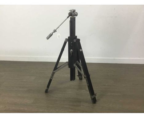 VINTAGE WOODEN TRIPOD with extending legs