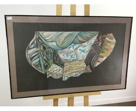 SCOTTISH SCHOOL, mixed media on papermounted, framed and under glass