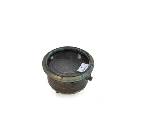CARL BAMBERG OF BERLIN-FRIEDENAU, GERMAN M1865 NAUTICAL COMPASS LATE 19TH / EARLY 20TH CENTURY brass cased, serial no. 20612,