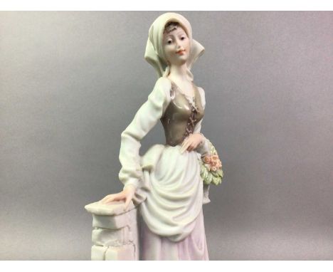 COLLECTION OF HUMMEL FIGURES along with Border Fine Arts and other figures
