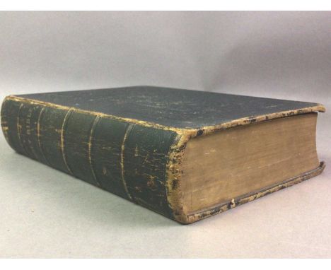 VICTORIAN FAMILY BIBLE AND OTHER BOOKS the Bible published 1871, along with 100 Master Drawings from the Basle Print Room, pu