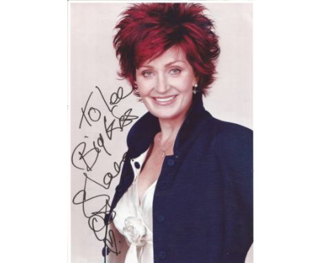 Sharon Osbourne signed 10 x 8 colour Photoshoot Portrait Photo, from in person collection autographed at ITV Studios London 2