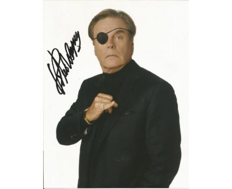 Robert Wagner signed 10 x 8 colour Austin Powers Portrait Photo, from in person collection autographed at ITV Studios London 