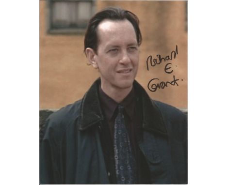 Richard E Grant signed 10 x 8 colour Portrait Photo, from in person collection autographed at ITV Studios London 2010. Good C