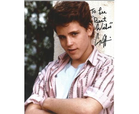 Corey Haim signed 10 x 8 colour The Lost Boys Portrait Photo, from in person collection autographed at London Convention 2006