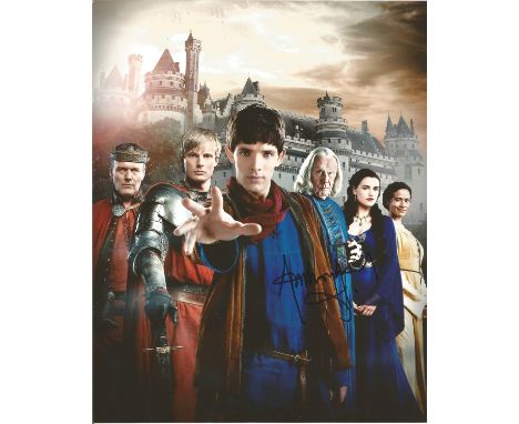 Anthony Head signed 10 x 8 colour Merlin Portrait Photo, from in person collection autographed at London Theatre 2017. Good C