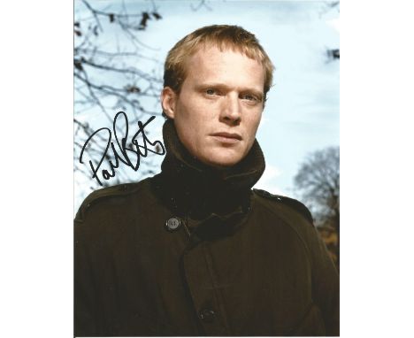 Paul Bettany signed 10 x 8 colour Photoshoot Portrait Photo, from in person collection autographed at London Premiere 2016. G