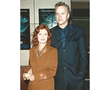 Tim Robbins signed 10 x 8 colour Portrait Photo, from in person collection autographed at New York 2014. Good Condition. All 