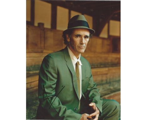 Mark Rylance signed 10 x 8 colour Photoshoot Portrait Photo, from in person collection autographed at Theatre London 2016. Go