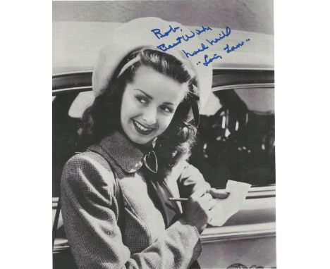 Noel Neill signed 10x8 b/w photo. November 25, 1920 - July 3, 2016 was an American actress. She is known for playing Lois Lan
