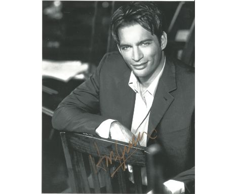 Harry Connick Jr signed 10 x 8 b/w Photoshoot Portrait Photo, from in person collection autographed at BBC Radio London 2011.