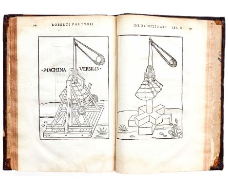 Valturium (Robertum)De Re Militari, Libris XII ...Lutetia [Paris]: Christianum Wechelum, 1534, Mense Septebri, [12], 383, [1]